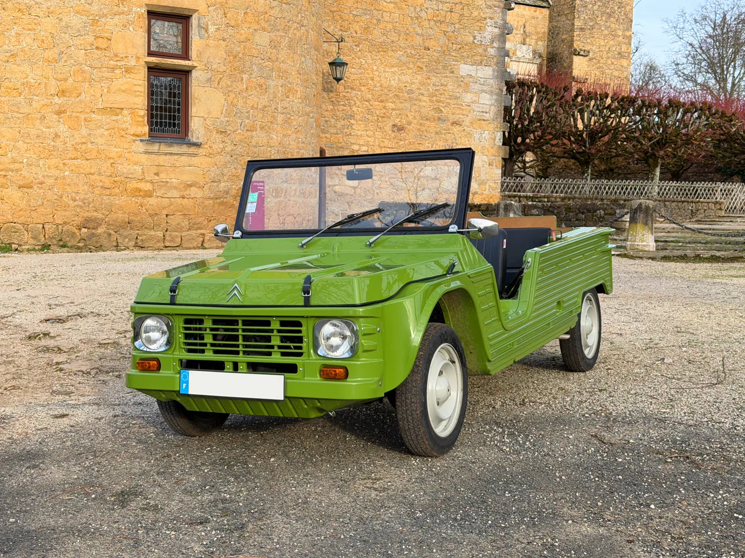 Citroën Méhari verte de Location Collection Bordeaux